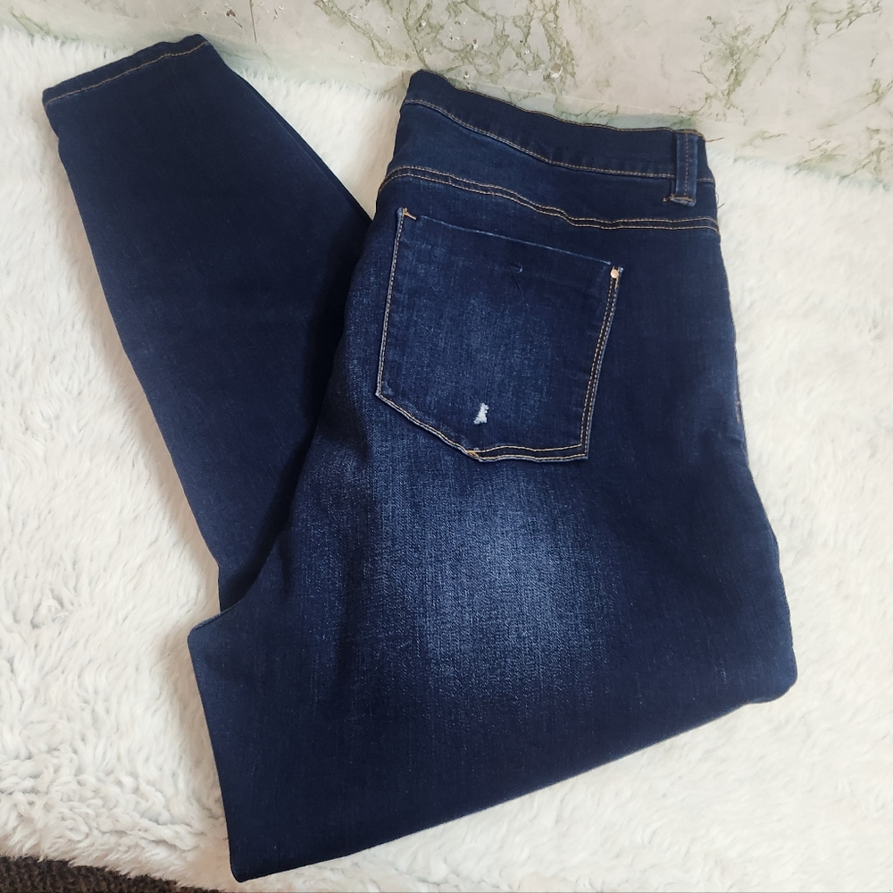 CELEBRITY PINK THE SPICE Distressed Skinny Jeans